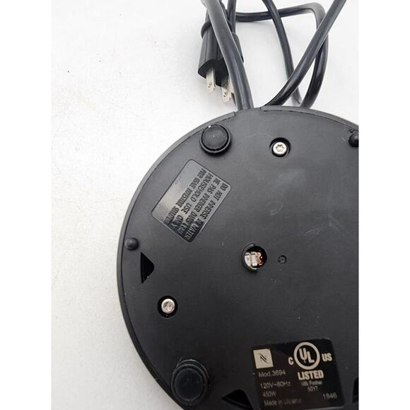 Nespresso Aeroccino 3 Milk Frother Replacement Power Supply Cord Base Only 3694 - Picture 3 of 5